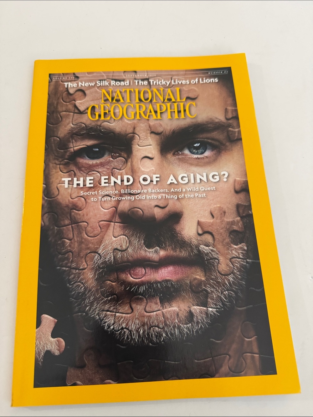National Geographic Magazine Sept 2026 the end of aging